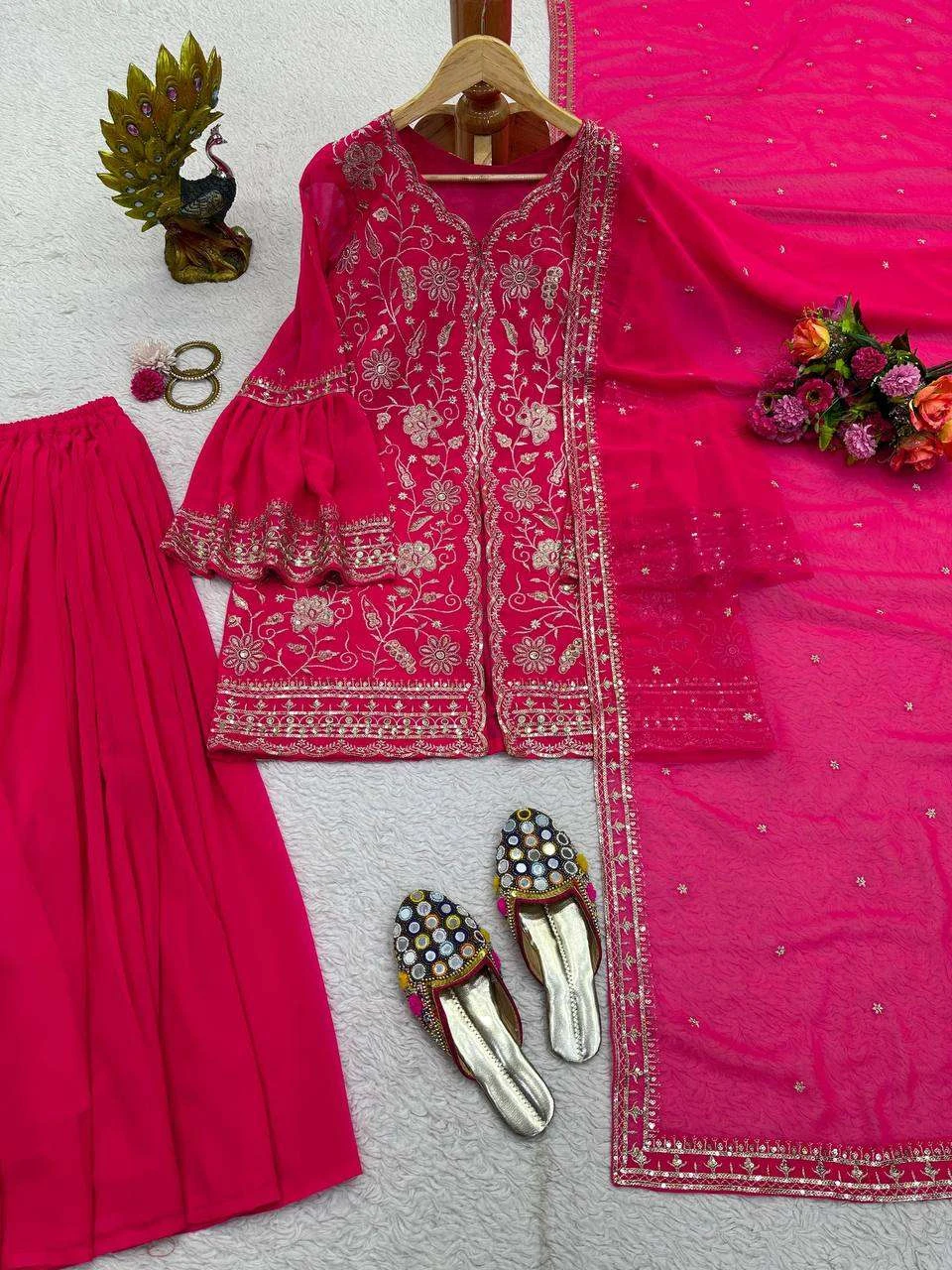 Vardan Ethnic Kd 1470 Faux Georgette Wholesale Pakistani Readymade Party Wear Salwar Suit Catalog